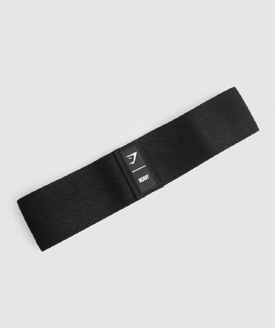 Ekwipunek Męskie Gymshark Heavy Glute Band Czarne | PL 3209AHK